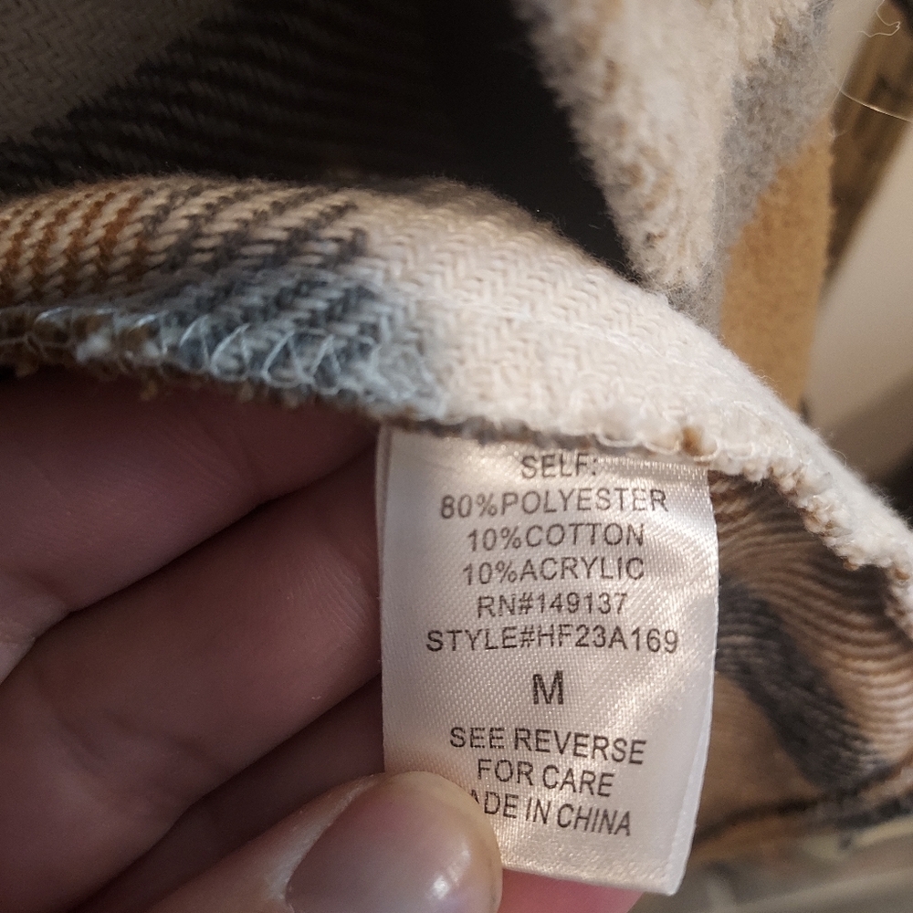 Hyfve Plaid Button-Up Shacket - Picture 3 of 5